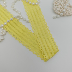 Custom <b>Elastic</b> Jacquard Webbing Durable Stretch Band for Home Textile Non-Slip Waistband with OEM Available Belt for Bras - Product Image 3