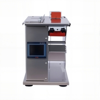 Machine d'étiquetage semi-automatique pour petites boîtes, machine d'étiquetage manuelle pour le collage auto-adhésif des coins des boîtes