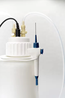 Système d'aspiration sous vide en plastique pour laboratoire, aspirateur de déchets liquides OEM avec capacité de 4L, 0-600mbar, 55dB pour la culture cellulaire