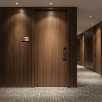 Panneaux acoustiques alvéolés en MDF et PVC rainurés, personnalisables OEM/ODM, prix de gros, pour hôtels et appartements
