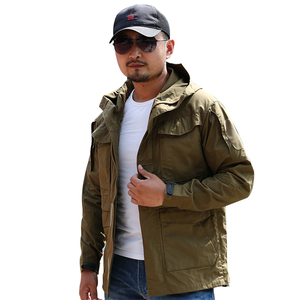 Chaqueta táctica Sarchon M65 para hombre, primavera y otoño, Spy Shadow, cortavientos impermeable para exteriores - Product Image 3