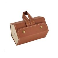 Étuis pliables en cuir personnalisés pour lunettes, 5 emplacements, boîte de rangement de voyage pour lunettes, étui organisateur pour lunettes de soleil