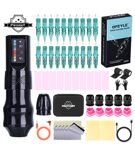 ชุดเครื่องสักแบบสมบูรณ์ระดับพรีเมี่ยมสำหรับมืออาชีพ <span class=keywords><strong>FK</strong></span> ชุดปืนกลจังหวะ4มม. สำหรับคุณสมบัติของศิลปินถาวร - Product Image 3