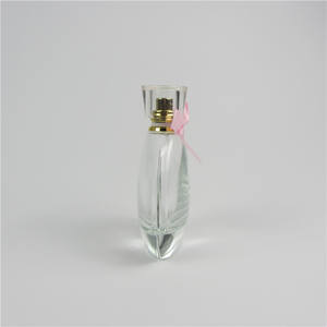 Flacone di Profumo Premium in Vetro Trasparente da 100 <span class=keywords><strong>ml</strong></span> con Fiocco Rosa - Product Image 3