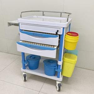 Chariot médical Shengdong, chariot mobile personnalisable, sous-banc de travail caché, chariot de soins infirmiers portable, chariot à médicaments, grande poubelle 1 - Product Image 6