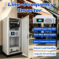 Inverter Rumah Gelombang Sinus Murni DC-AC 3KW/DC48V Tahan Lama dengan Desain Sirkuit Tahan Lama untuk Baterai Lithium dan Aki Timbal-Asam