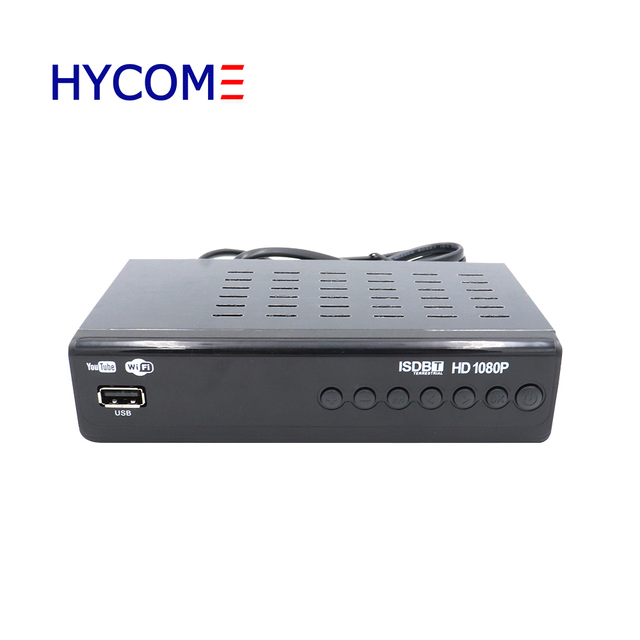 HYCOME 10PCS ISDB-T Digital TV Set Top Box Full HD 1080P Terrestrial Broadcast Receiver Decoder Converter Box