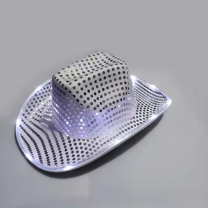 Pafu Colorful LED Light up <strong>Hat</strong> <strong>Adult</strong> Cowboy Cowgirl <strong>Hat</strong> for Halloween Christmas <strong>Party</strong> EDC Cosplay Costume <strong>Hats</strong> - Product Image 3