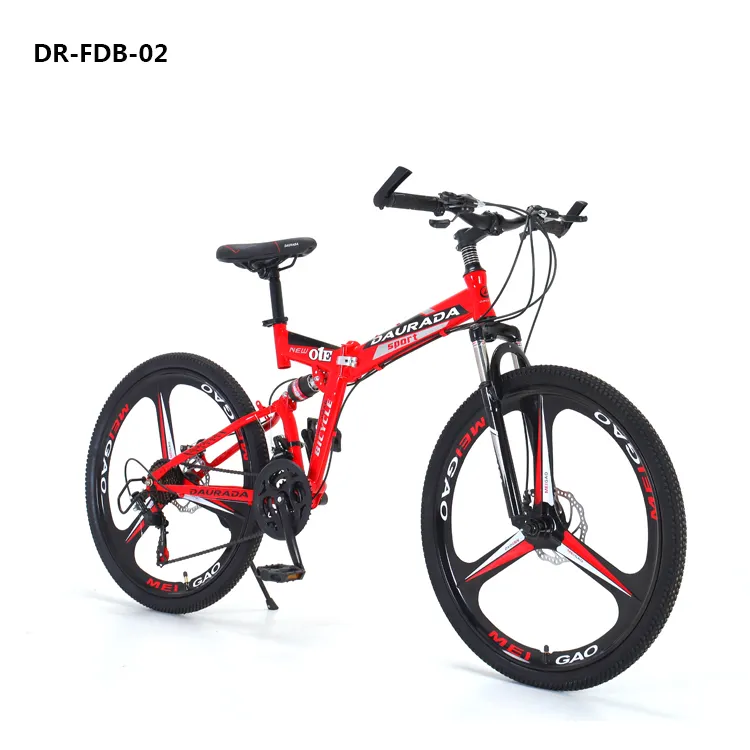 2022 Chinese Factory popular 26 inch folding bike bicycle foldable bike 21 speed mountain bike