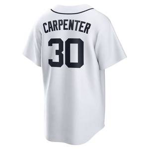 2025 Heren/Dames Detroit Thuisshirt Custom Baseball Shirts Gestikte Geborduurde Jeugd Uniformen Met Logo's - Product Image 5