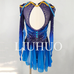 Pour LIUHUO belle fille robe de patinage artistique groupe d'âge enfants Costumes de patinage sur <span class=keywords><strong>glace</strong></span> pour les compétitions de classement de patinage - Product Image 3