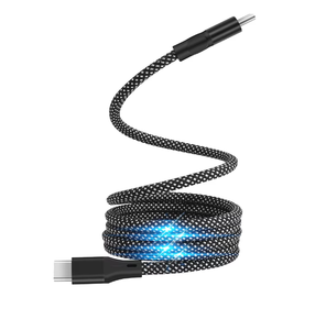 Cavo di ricarica Super veloce da 60W 100W USB tipo <span class=keywords><strong>C</strong></span> <span class=keywords><strong>a</strong></span> tipo <span class=keywords><strong>C</strong></span> 1m giacca in Nylon PD 5V/9/<span class=keywords><strong>V</strong></span>/12V per telefoni cellulari tablet - Product Image 6