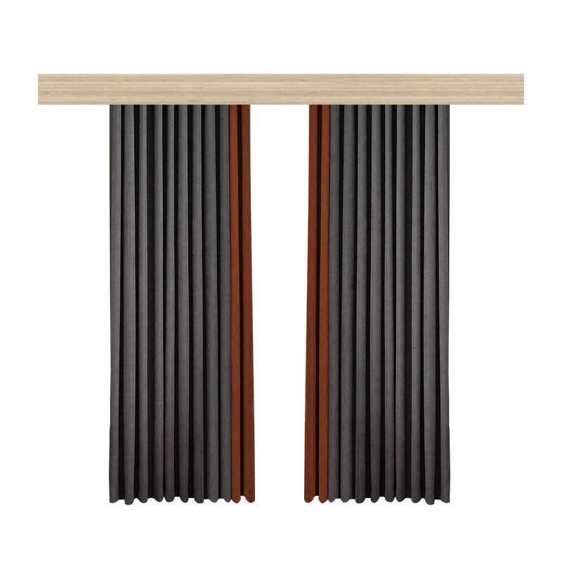 Dark Grey and red orange