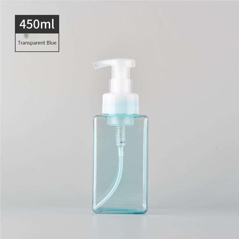 Transparent Blue Bottle+Transparent Pump