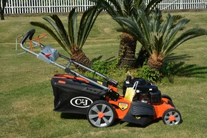 Cortacésped de gasolina autopropulsado Motor <span class=keywords><strong>OHV</strong></span> de cuatro tiempos GXV Loncin Bolsa de hierba de lujo con tablero de taza - Product Image 4