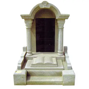 Chinese Hot Sale Natural Granite Stone Carved Large Simple Cheap Mausoleum Design Monument And Tombstones