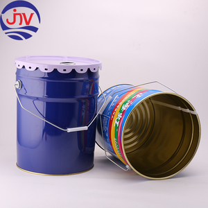 Cubo Metálico de Alta Calidad de 5 Galones (20L) con Tapa, Ecológico, Antioxidante, Duradero, Certificado ROHS, Solución de Almacenamiento para Pintura - Product Image 3