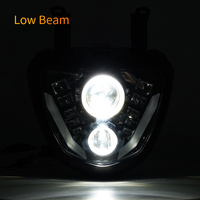 Système d'éclairage de moto Plug and Play lampe frontale hi/lo avec drl pour Yamaha FZ07 MT07 2015-2017 phare de projecteur