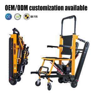 Silla de Ruedas Eléctrica Plegable para Subir Escaleras, Silla de Evacuación Portátil para Personas Mayores - Product Image 1
