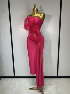 <span class=keywords><strong>Robe</strong></span> fourreau mi-longue sans bretelles et dos nu avec appliques <span class=keywords><strong>pour</strong></span> femme 2026 – Sexy, élégante, <span class=keywords><strong>pour</strong></span> soirée, club, fête, anniversaire, <span class=keywords><strong>cocktail</strong></span>, de luxe - Product Image 3