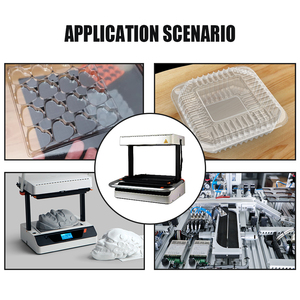 HLTNC Mini Small Automatic 3D Modeling Abs Plastic PVC Blister Vacuum Thermoforming Forming Machines - Product Image 3