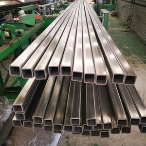 High Precision 201 304 316L Stainless Steel <b>Square</b> Rectangular <b>Pipe</b> Welded Seamless SS Hollow Section Tube Corrosion Resistant - Product Image 1