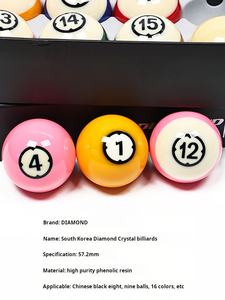 Juego <span class=keywords><strong>de</strong></span> <span class=keywords><strong>bolas</strong></span> <span class=keywords><strong>de</strong></span> <span class=keywords><strong>billar</strong></span> <span class=keywords><strong>de</strong></span> resina fenólica <span class=keywords><strong>Diamond</strong></span> 16, <span class=keywords><strong>bolas</strong></span> <span class=keywords><strong>de</strong></span> mesa <span class=keywords><strong>de</strong></span> <span class=keywords><strong>billar</strong></span> <span class=keywords><strong>de</strong></span> tamaño regular <span class=keywords><strong>de</strong></span> 57,2mm para reemplazo - Product Image 5