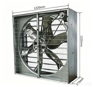 Ventilador de Extracción de Presión Negativa de 1220 mm (48 Pulgadas) para Montaje en Pared, para Ventilación de Almacenes y Granjas Avícolas - Product Image 4