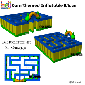 Laberinto Inflable Interactivo de PVC de Grado Comercial para Niños y Adultos, Fácil de Instalar, Tamaño y Color Personalizables, Diversión al Aire Libre - Product Image 3