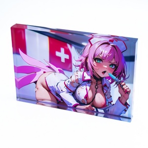 Hanxin Anime phim hoạt hình anime lấy cảm hứng từ khối hiển thị thẻ, Vỏ Acrylic chất lượng cao ODM 100 chiếc + gạch Acrylic tùy chỉnh - Product Image 4