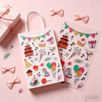 Pegatina Decorativa para Cuaderno Fresh Bubble Luggage con Patrón de Dibujos Animados Modelo Hi