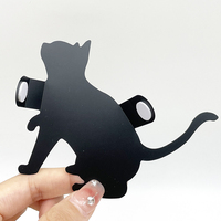 Haute qualité 8 pièces/ensemble amovible 3D pour chat Stickers muraux auto-adhésif PVC belle 3D décor à la maison pour la décoration de la maison