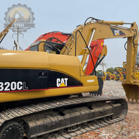 Excavadora CAT 320CL Usada de Alto Rendimiento, 325CL, 330CL, 320D, 320DL, Maquinaria de Construcción Usada para Obras de Infraestructura en África