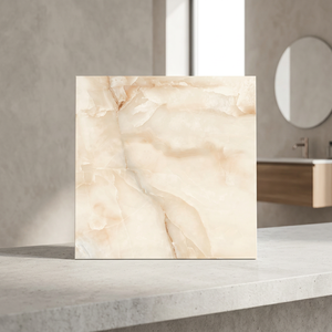 Azulejos de Porcelana Pulida Nano Alaska Light de 600x600 mm, Efecto Piedra Brillante, para Pisos Interiores Modernos - Product Image 6