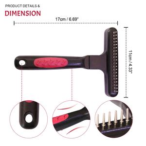 Cepillo de Masaje Profesional para Perros con <span class=keywords><strong>Mango</strong></span> Largo, Peine para Mascotas, Cepillo de Aseo para Perros y Gatos - Product Image 2