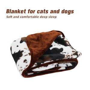 ผ้าห่มสุนัขกันน้ำ ผ้าห่มสัตว์เลี้ยงสำหรับเตียง โซฟา รถยนต์ ผ้าห่มนุ่มพิเศษและอบอุ่นสำหรับลูกสุนัข สุนัข แมว ผ้าขนแกะเชอร์ป - Product Image 3