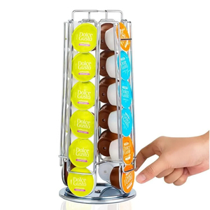 Heimgebrauch drehbarer Display-Organizer Kaffee Kapsel-Halterungsregale Organizer Küche für 24 Töpfe Dolce Gusto - Product Image 2
