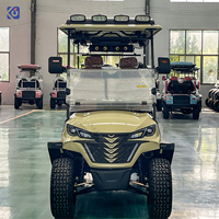 Voiturette de golf électrique 6 places tout-terrain avec batterie au lithium pour le camping et la chasse, pour adultes, personnalisable directement en usine