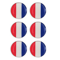 Stiker Epoxy Resin Bulat Bening 1 Inci