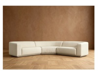 Juego de Sofás en Forma de L con Dimensiones Personalizadas para Sala de Estar, Muebles de Interior, Muebles de Lujo, Sofá Nube, Sofá Seccional