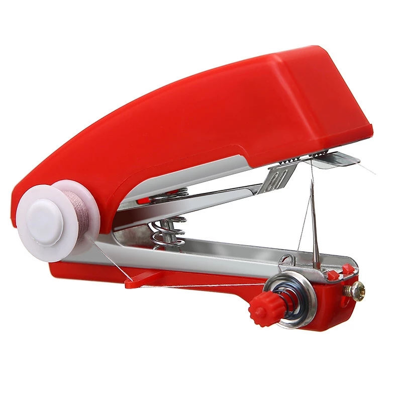 Маленькая швейная машина, домашняя ручная карманная швейная машина, портативная многофункциональная мини-швейная машина для путешествий