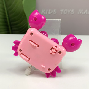 Dễ thương phim hoạt hình bãi biển mới lạ đồng hồ kéo ẩn sĩ cua phòng tắm em bé tắm nước bơi đồ chơi kéo đi bộ lên cua - Product Image 3