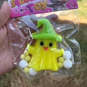 Jouet anti-stress amusant en plastique souple en forme de citrouille fantôme pour Halloween, pour filles et garçons, vente en gros - Product Image 6