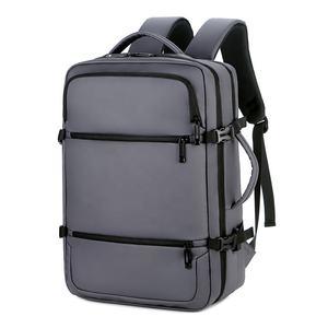 Mochila escolar de viaje de negocios duradera personalizada con logotipo Mochila para ordenador portátil de poliéster para estudiantes de 17 pulgadas barata con puerto USB - Product Image 2