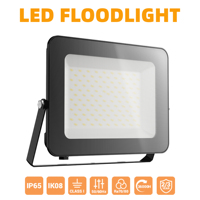 Projecteur LED extérieur OUTLUX E024 100W en aluminium pour stade et jardin, prix usine abordable