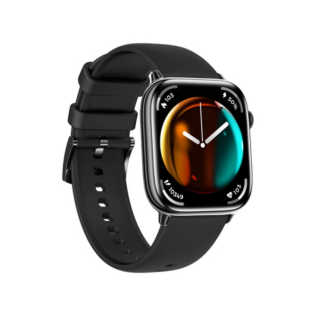 HD13 Smart Watch 1.75 Inch AMOLED Screen BT Call AI Voice Assistant Heart Rate Blood Pressure Monitor Smartwatch for Men Women