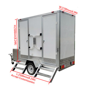 Vip xách tay nhà vệ sinh Trailer tùy chỉnh di động phòng tắm phòng tắm cắm trại nhà vệ sinh Trailer luxurytoilet cho các sự kiện ngoài trời - Product Image 2