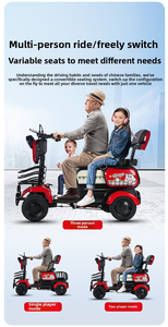 3-Wheel Electric Cargo & Passenger Trike | Open Cabin Design for Family Commuting & School <b>Drop</b>-off - Product Image 6