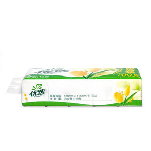 Venta al por mayor 10 rollos de rollo de toalla de papel sin núcleo preferiblemente para uso doméstico pañuelos de papel higiénico - Product Image 3