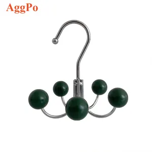 Multifunctional Wrought Iron Hook Wardrobe Clothes Drying Rod Hanging Clothes Hanger Five-claw Rotating Clothes Drying Hook